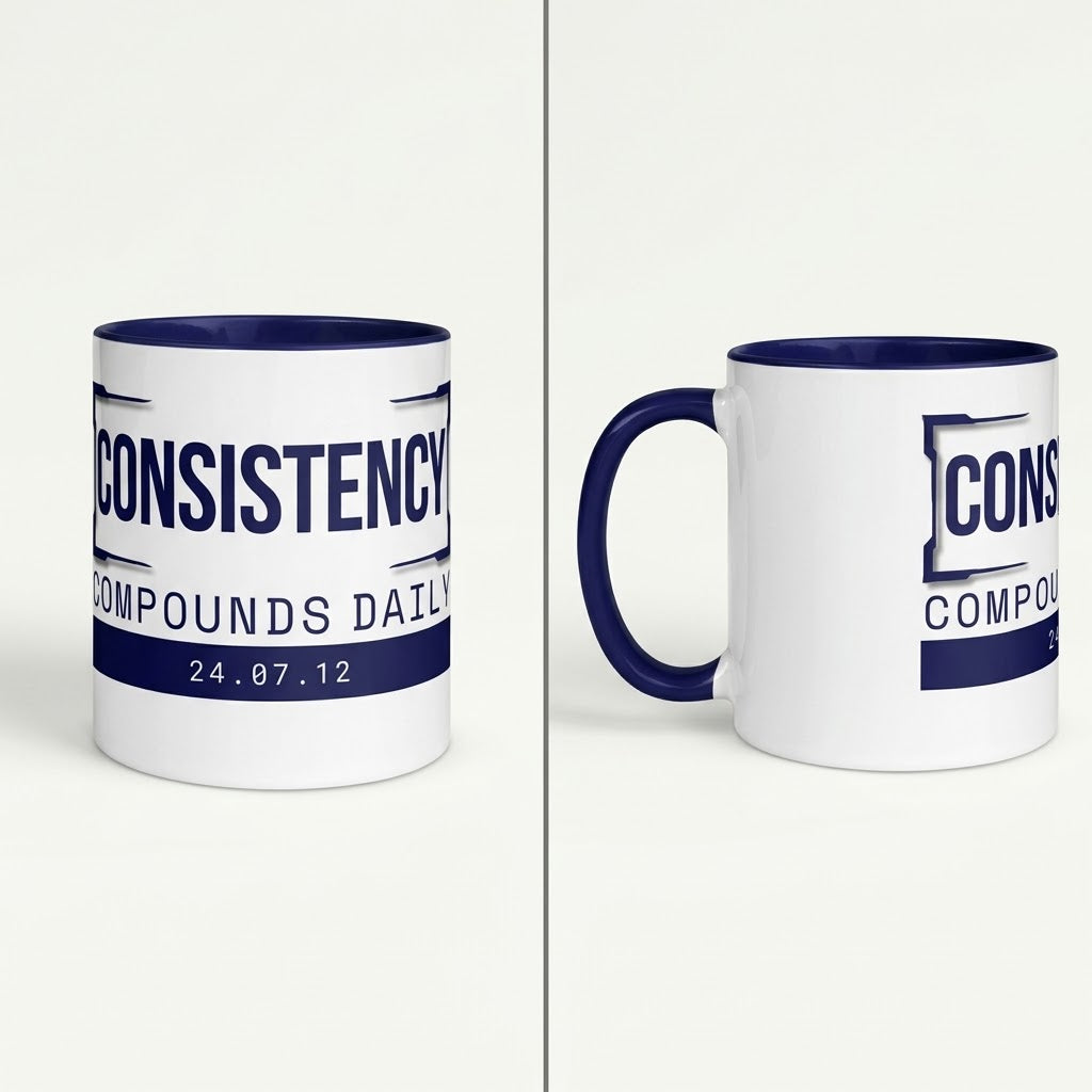 CONSISTENCY // Compounds Daily Mug