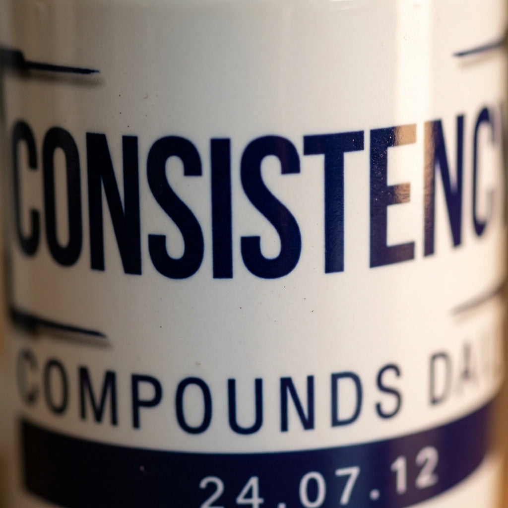 CONSISTENCY // Compounds Daily Mug