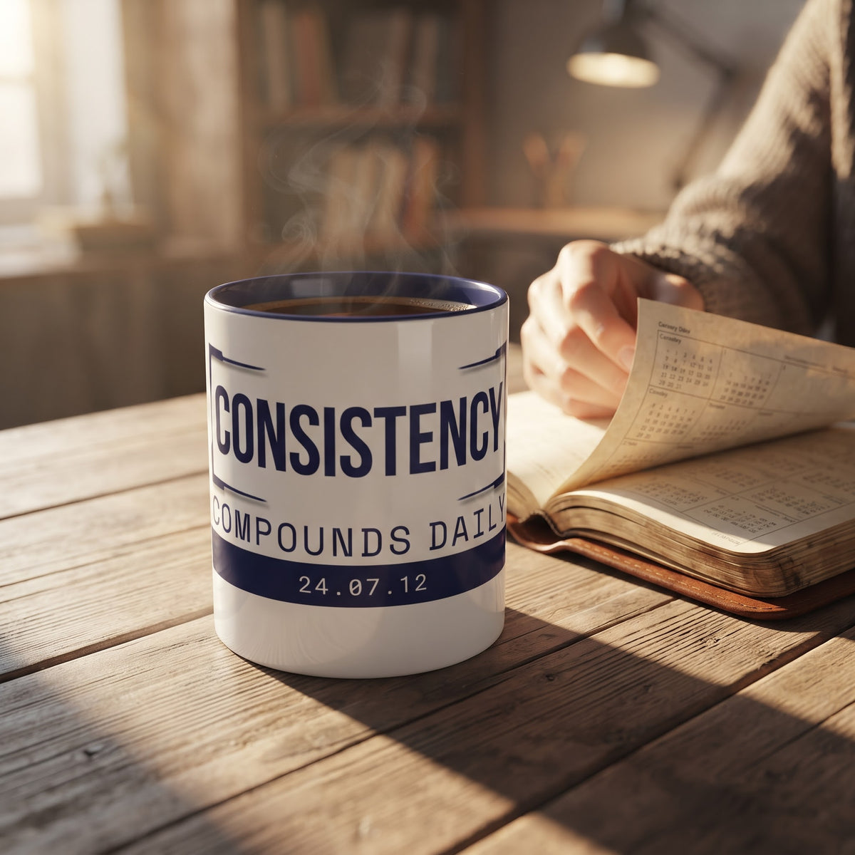 CONSISTENCY // Compounds Daily Mug