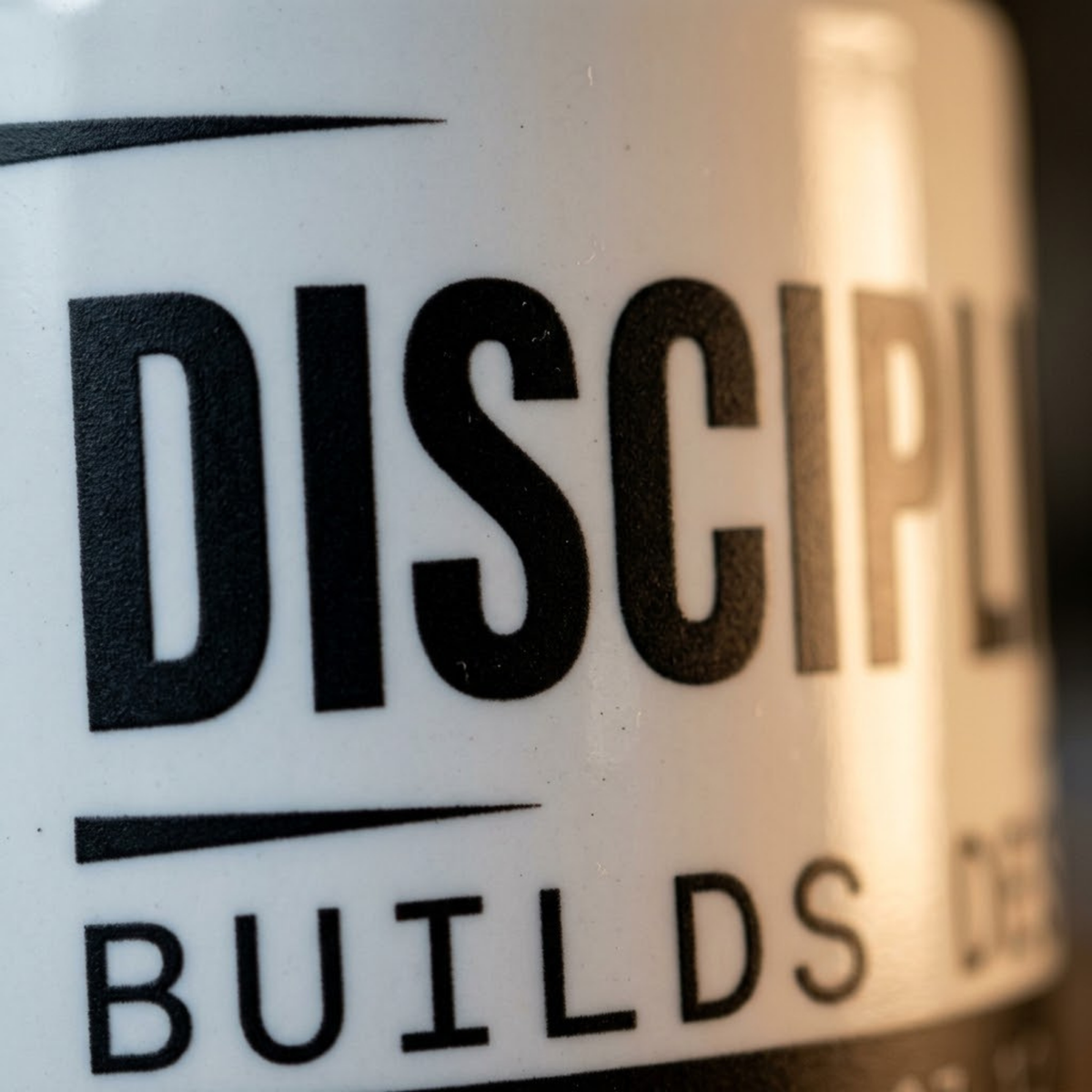 DISCIPLINE // Builds Destiny Accent Mug